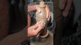Natural Clay Water Bottle Making Complete Process #shorts