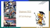 RULINGS Digimon TCG – BT16 BEGINNING OBSERVER – Need to know