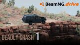 Realistic Dangerous Crashes – BeamNg Drive (Death Mountains)