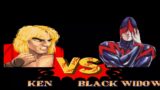 STREET FIGHTER2 Deluxe | CLASSIC KEN VS BLACK WIDOW