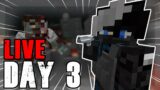 SURVIVING A 7 DAY ZOMBIE APOCALIPSE IN MINECRAFT || Day 3 || Hardcore ||