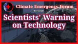 Scientists' Warning on Technology