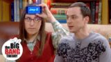 Sheldon and Amy Play 'Heads Up' | The Big Bang Theory