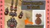 Terracotta jewellery making at home for beginners|Tamil| sparklesisterz | Terracotta Mould