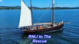 The RNLI Comes To The Rescue Of The 132 Year Old Leader Who Was Taking on Water.