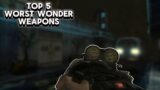 Top 5 WORST Wonder Weapons In Cod Zombies…