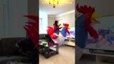 Troublemaker Giant Chicken prank Asmr Funny Video In Real Life Nerf War Prank #funny #shorts P52