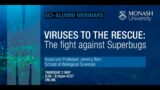Viruses to the rescue : The fight against superbugs.