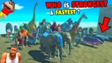 WHO is STRONGEST and FASTEST in Animal Revolt Battle Simulator with SHINCHAN and CHOP