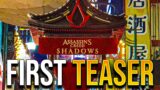 We got the First TEASER for Assassin's Creed Shadows…