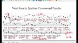 Weekly chant class – Veni Sancte Spiritus v1-4