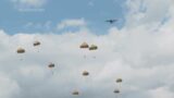 UK paratroopers jump into D-Day drop zone to recreate airborne liberation of Normandy 80 years ago
