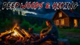 +2 Hours of True Camping & Hiking | Deep Woods & Cabin & Hiking & Skinwalker | Black screen