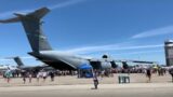 2024 Columbus Air Show C 5M and C 17 Transport Planes