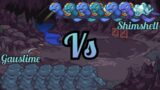 6 Gauslime vs 6 Shimshell team battle | Light Robot vs TheJotun