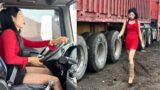 Against All Odds. Strong Independent Female Truck Driver Taotao