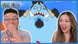 BOSS JIMBEI SAVES CAKE ISLAND! | One Piece Episode 789 Couples Reaction & Discussion