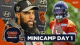Bears minicamp Day 1: First look at Caleb Williams-Keenan Allen connection | CHGO Bears Podcast