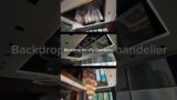 Black glossy stretch ceiling