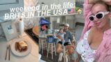 Brits Living In The USA: REALISTIC WEEKEND VLOG | Making Friends, Family Time, Summer Fun