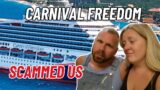 Carnival Freedom May 2024 Pt. 1 | Embarkation, Spa Raffle Scam, Sail Away Party, Disgusting Dinner
