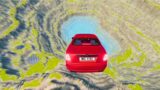 Cars vs Leap of Death Realistic Crashes BeamNG drive #194 | BeamNG