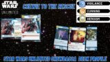 Chewbacca To The Rescue. Star Wars Unlimited Blue/Yellow Deck Profile.