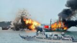China Shock! (June 19, 2024) US and PH Blows Up 48 China Illegal Fishing Vessels In the SCS
