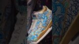 Custom Jordan 3s inspired by Kintsugi (@kiramadethis)