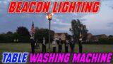 D-Day anniversary beacon lighting – A Table and Washing Machine