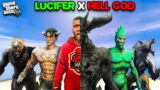 DEVIL LUCIFER Meet with HELL GOD in GTA 5 | SHINCHAN and CHOP