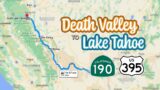 Death Valley To Lake Tahoe