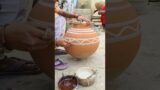 Decoration clay pot, natural clay idea, Indian Villager terracotta #viral #pottery #ytshorts #clay