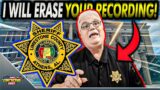 Deputy Sheriff Threatens To ARREST Journalist! Follows Orders NOT The Constitution!
