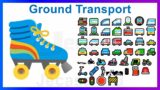 Emoji Meanings Part 26 – Ground Transport | English Vocabulary