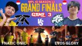 FNOC VS. EVOS GAME 3 | MPL ID S13 PLAYOFFS | GRAND FINALS