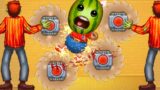 FUNNY Objects Zombies WEAPONS With BLOOD | Kick The Buddy