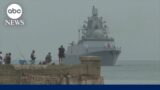 Fleet of Russian warships reaches Cuban waters