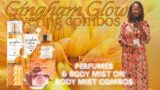 Fragrance layering combo for GINGHAM GLOW featuring perfumes AND body mists