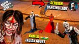 Franklin Saving Avengers From SERBIAN DANCING LADY and Kamla Indian horror Ghost !(GTAV Avengers)