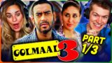 GOLMAAL 3 Movie Reaction Part 1/3! | Ajay Devgn | Mithun Chakraborty | Kareena Kapoor
