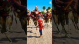 GTA V: Superman to the Rescue! Spidey, Hulk & Iron Man vs. Little Spider Team! #gta5 #shorts