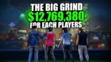 Grinding For The Summer DLC With OG Heist Criminal Mastermind! | $12,769,380 For Each Players!