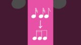 Group the Music Notes –  Quiz 2: Quaver & Semiquaver  #musictheory #rhythm #shorts #rhythmgame