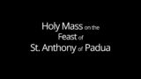 HOLY MASS ON THE FEAST OF ST. ANTHONY OF PADUA – 2024-06-13