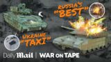 How Ukraine ‘battlefield taxis’ destroyed Russia’s best tank T-90M | War on Tape | Daily Mail
