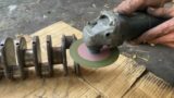 How to repair a two piece broken crank Rebuilding a wrecked cranks||see complete video