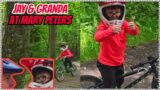 I TOOK MY GRANDSON FOR A RIDE AT MARY PETERS TRACKS..