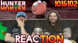 IKALGO TO THE RESCUE!! | Hunter x Hunter Episode 101 & 102 REACTION!!