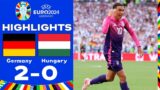 Jamal Musiala Goal | Germany vs Hungary 2-0 Extended Highlights | UEFA EURO 2024